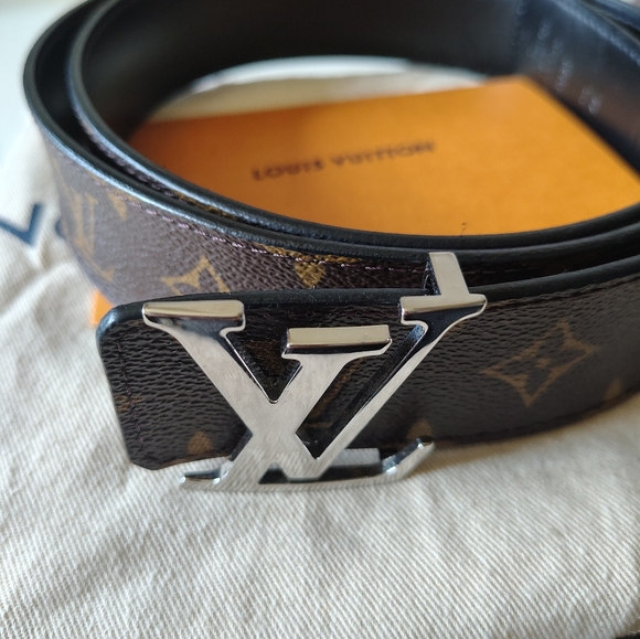Louis Vuitton Reversible Brown Monogram Black Leather Men’s Belt - Picture 4 of 4